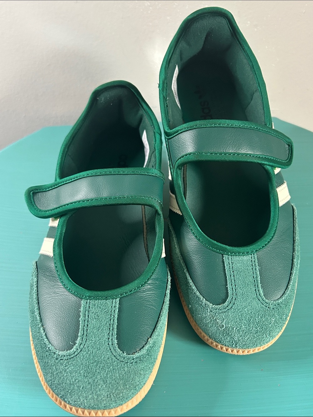 adidas New Women’s Samba Jane Leather Suede Every Day Maryjane Sneaker - Picture 10 of 11
